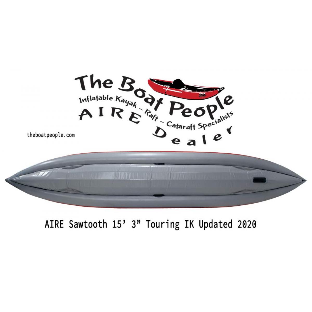AIRE Tributary Sawtooth Tandem Inflatable Kayak Touring Bottom